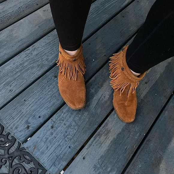 Genuine Minnetonka booties - Picture 3 of 8